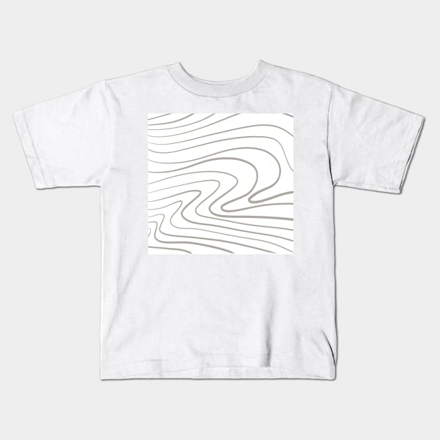 Curves Kids T-Shirt by Zenpureland